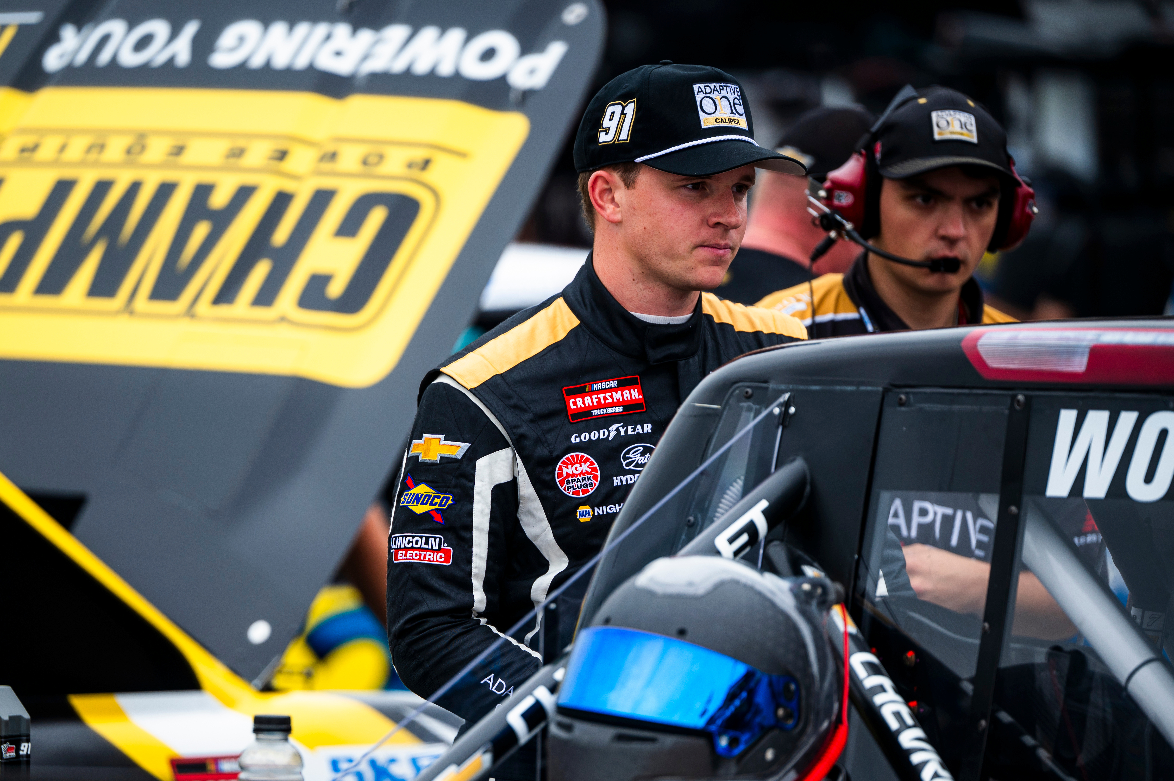 #91: Jack Wood, McAnally Hilgemann Racing, Adaptive One Calipers Chevrolet Silverado